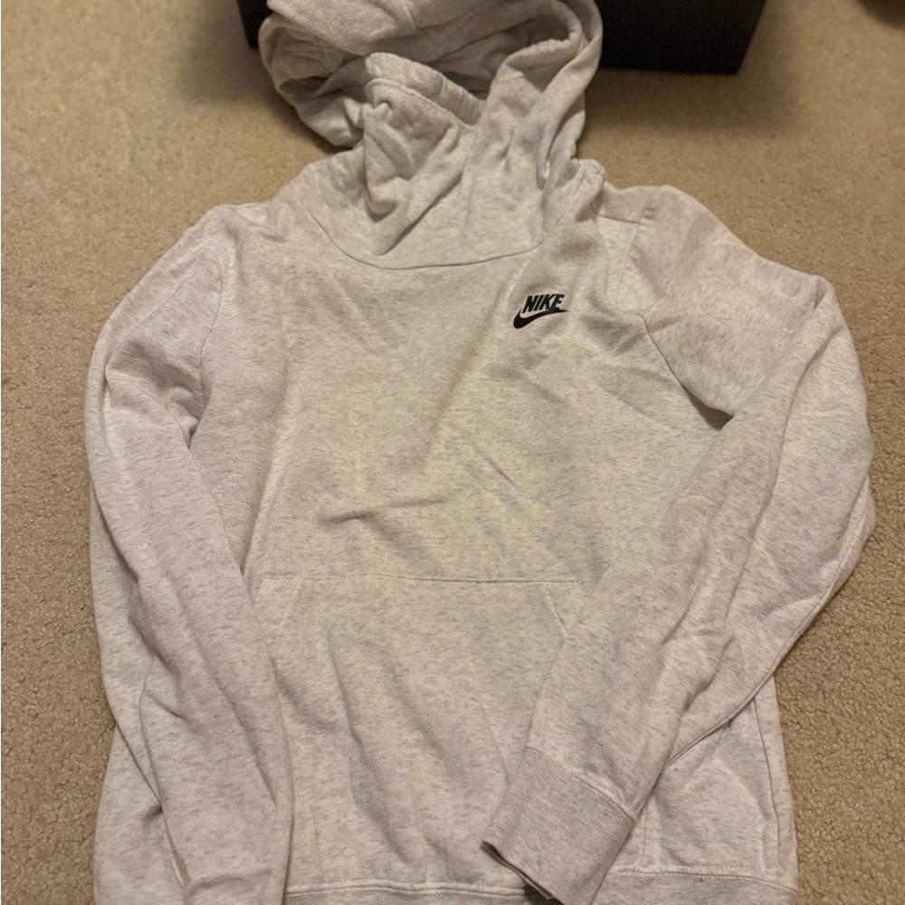 Nike Light Gray Pullover Hoodie